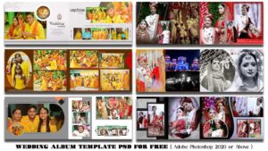 Top Photoshop Wedding Album PSD Templates Free